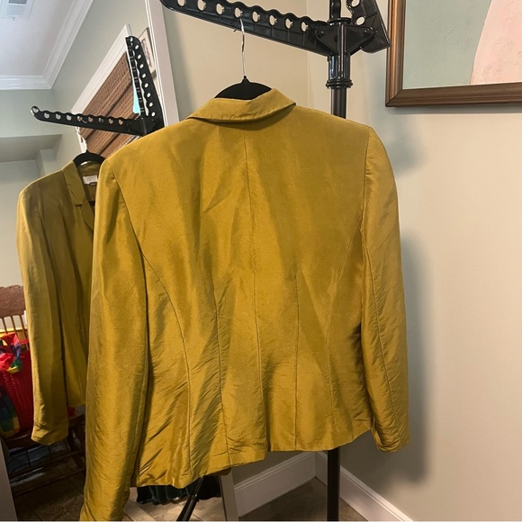 100% Silk Jacket vintage Ann Taylor Loft - Picture 4 of 6